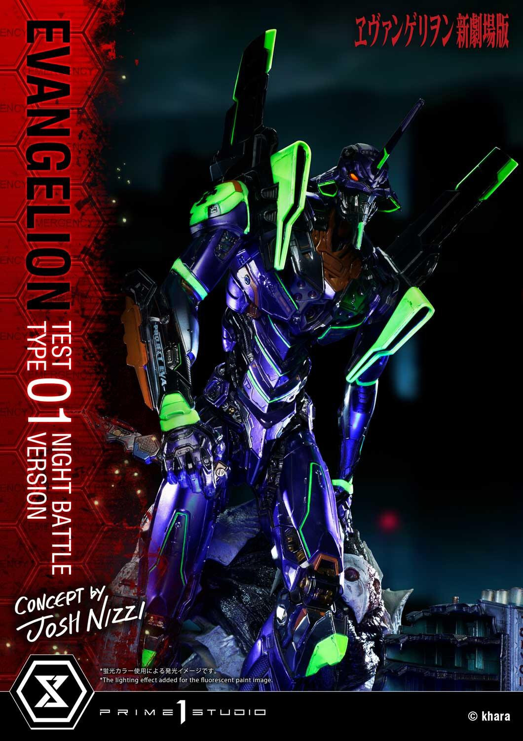 Evangelion Shin Gekijouban - EVA-01 - Sachiel - Ultimate Diorama Masterline (UDMEVA-03NB) - Night Battle Version (Prime 1 Studio) photo 57