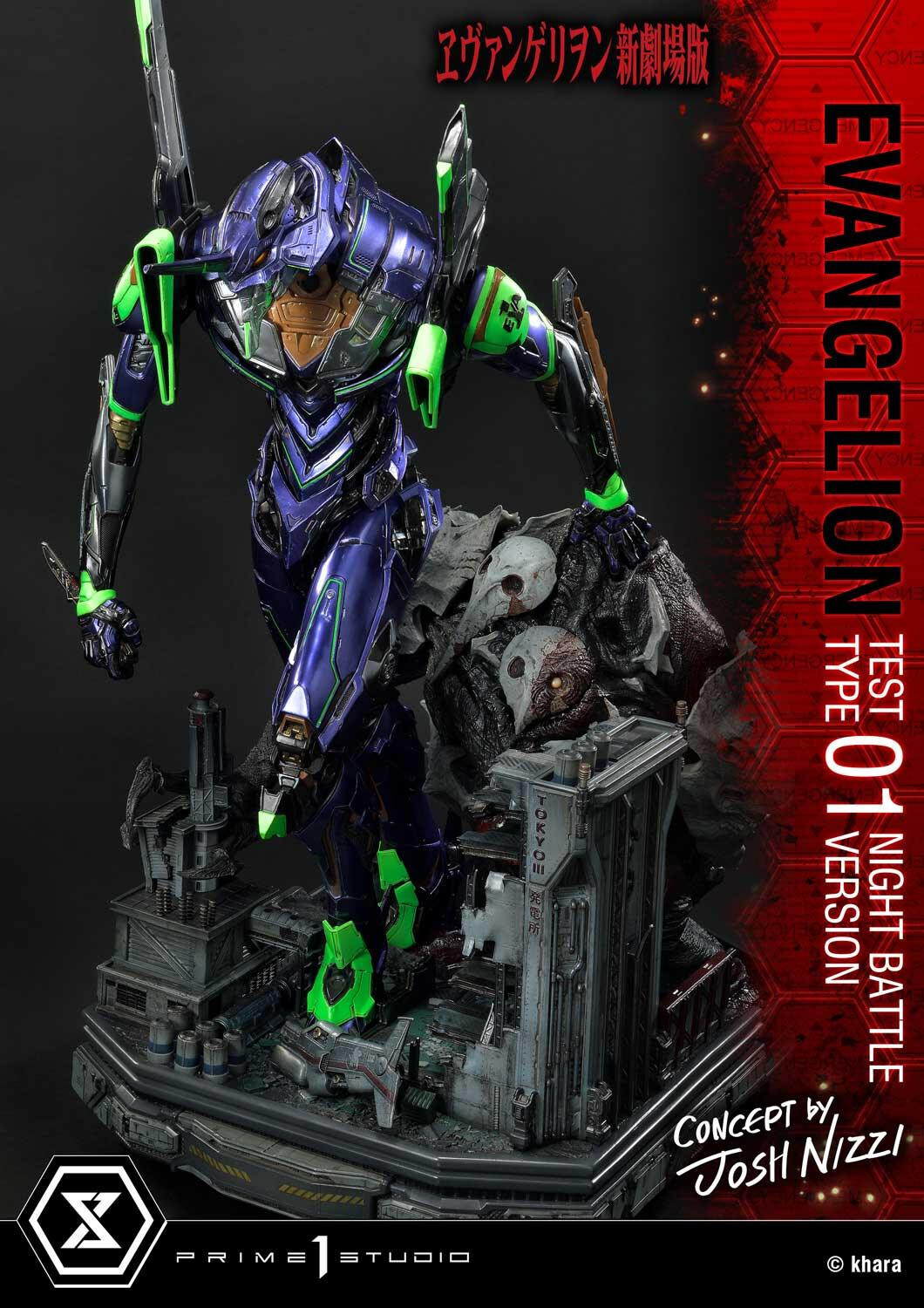 Evangelion Shin Gekijouban - EVA-01 - Sachiel - Ultimate Diorama Masterline (UDMEVA-03NB) - Night Battle Version (Prime 1 Studio) photo 61