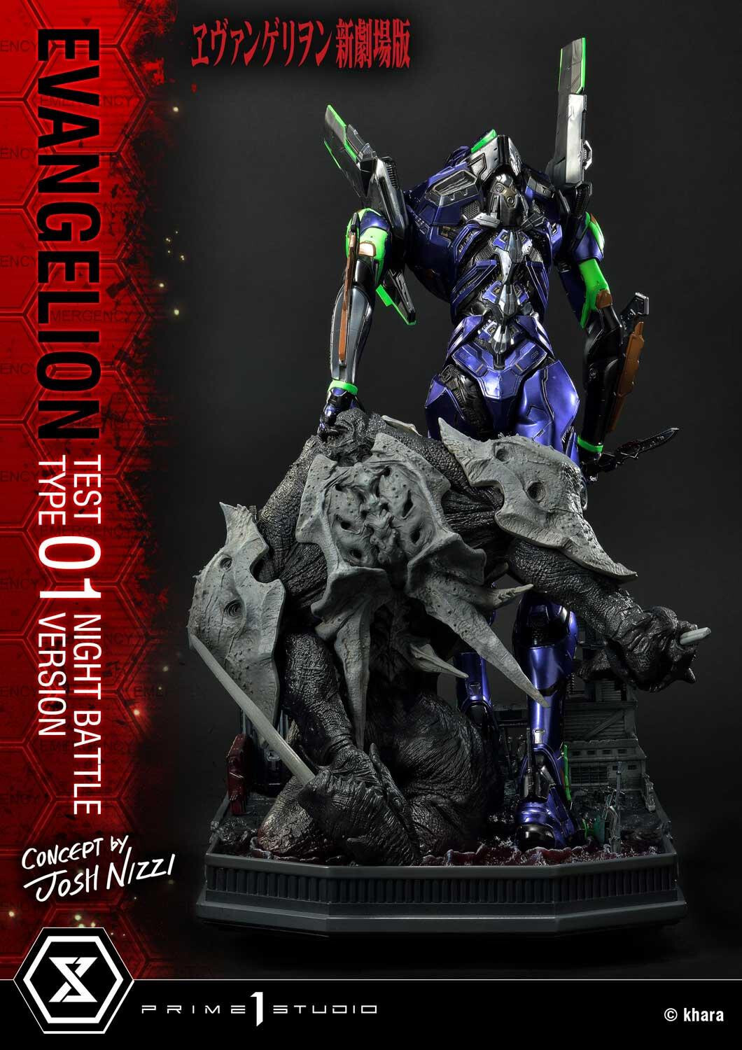 Evangelion Shin Gekijouban - EVA-01 - Sachiel - Ultimate Diorama Masterline (UDMEVA-03NB) - Night Battle Version (Prime 1 Studio) photo 71