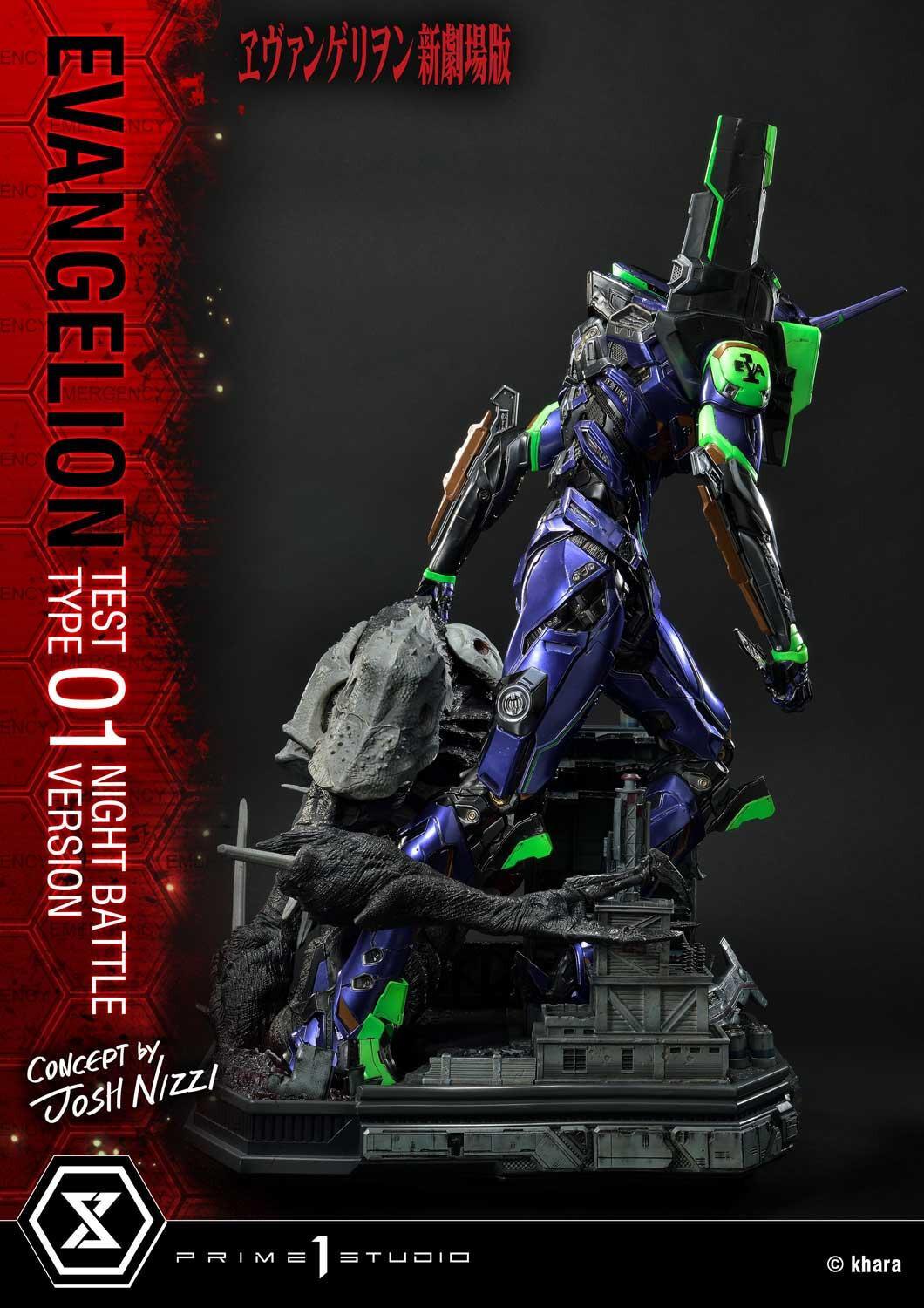 Evangelion Shin Gekijouban - EVA-01 - Sachiel - Ultimate Diorama Masterline (UDMEVA-03NB) - Night Battle Version (Prime 1 Studio) photo 72