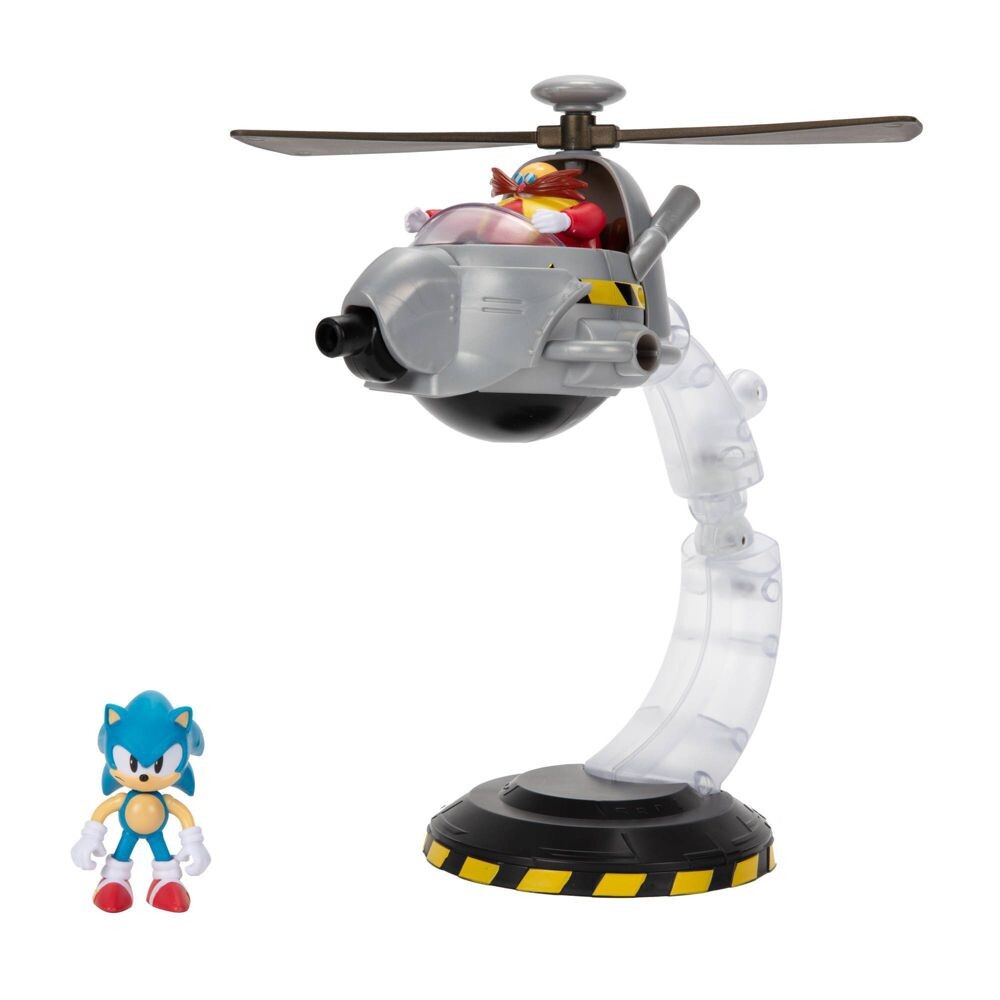 Sonic the Hedgehog - Doctor Eggman - Sonic Diorama Playset - Egg Mobile Battle 2.5-Inch Playset (Jakks Pacific) photo 4