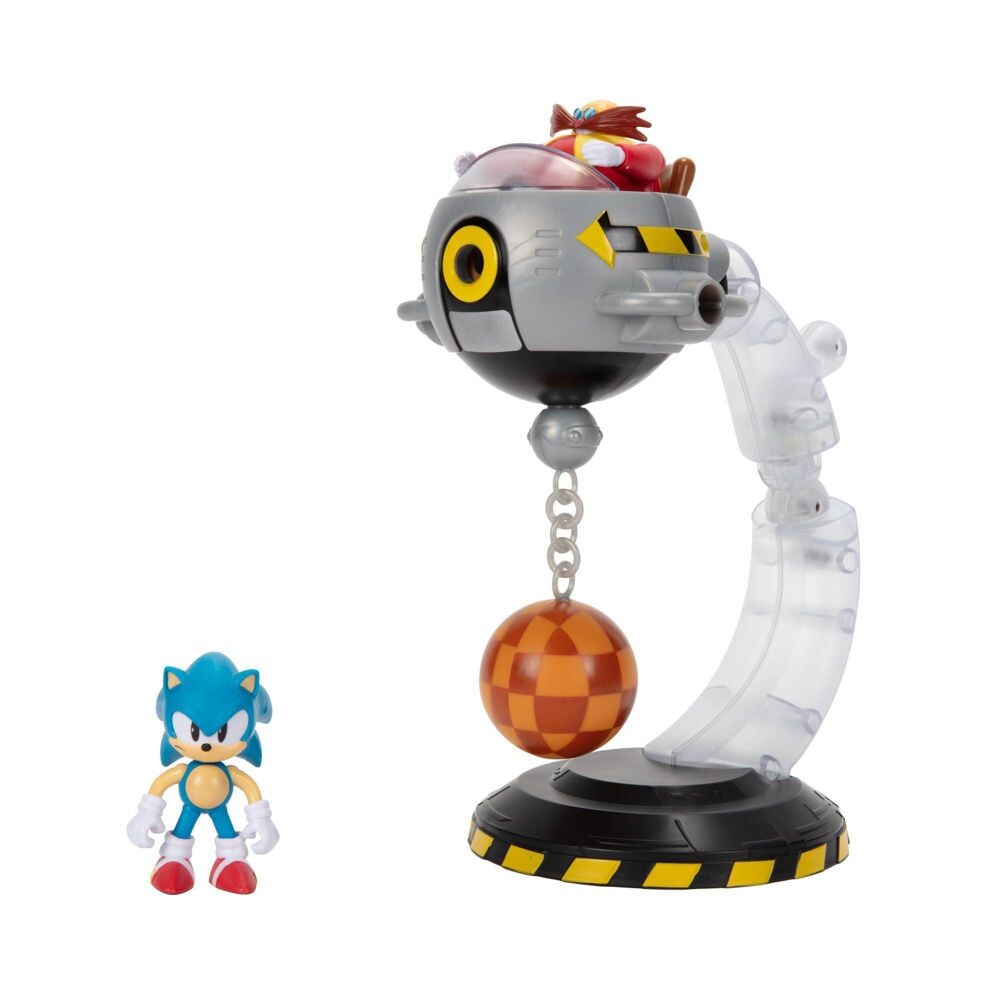 Sonic the Hedgehog - Doctor Eggman - Sonic Diorama Playset - Egg Mobile Battle 2.5-Inch Playset (Jakks Pacific) photo 7