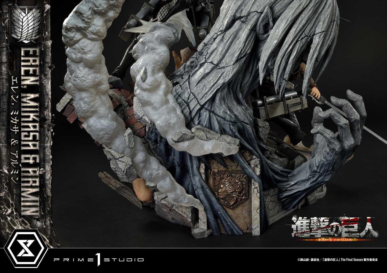 Shingeki no Kyojin - Armin Arlert - Eren Yeager - Mikasa Ackerman - Ultimate Premium Masterline  (UPMAOT-01DX) - 1/4 - DX Version (Prime 1 Studio) photo 15