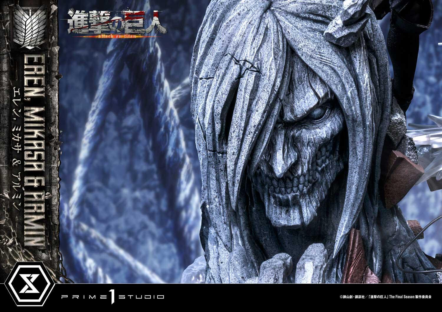 Shingeki no Kyojin - Armin Arlert - Eren Yeager - Mikasa Ackerman - Ultimate Premium Masterline  (UPMAOT-01DXS) - 1/4 - DX Bonus Version (Prime 1 Studio) photo 61