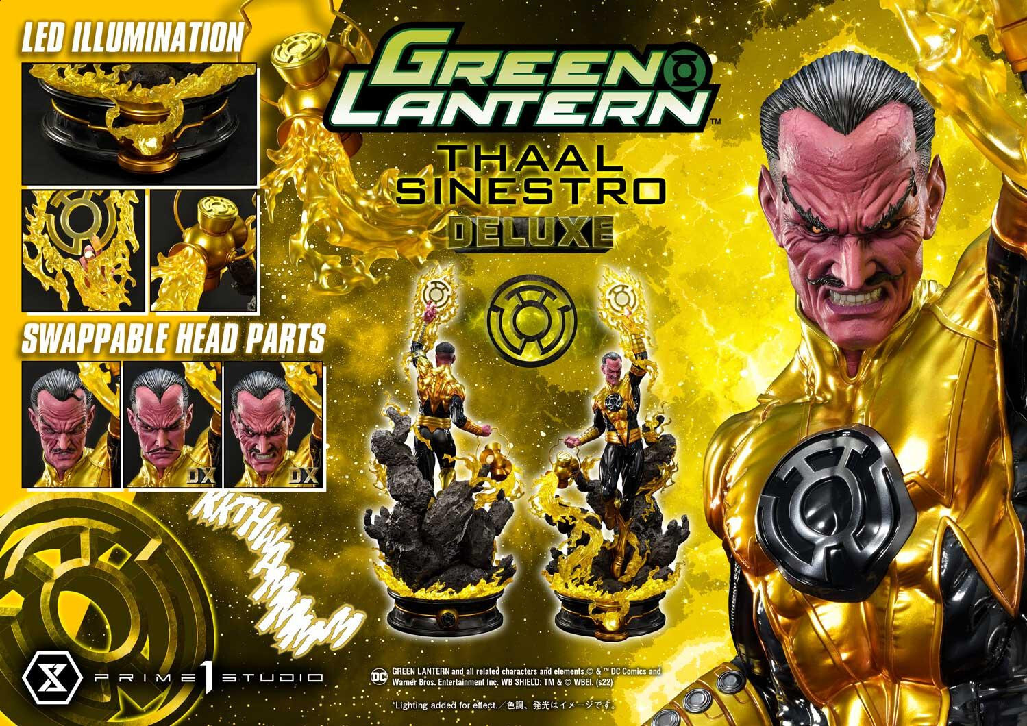 Green Lantern - Thaal Sinestro - Museum Masterline Series (MMDC-60DX) - 1/3 - DX Version (Prime 1 Studio) photo 6