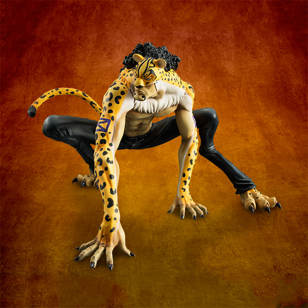 One Piece - Rob Lucci - Excellent Model - Portrait Of Pirates "MAS" - 1/8 (MegaHouse)