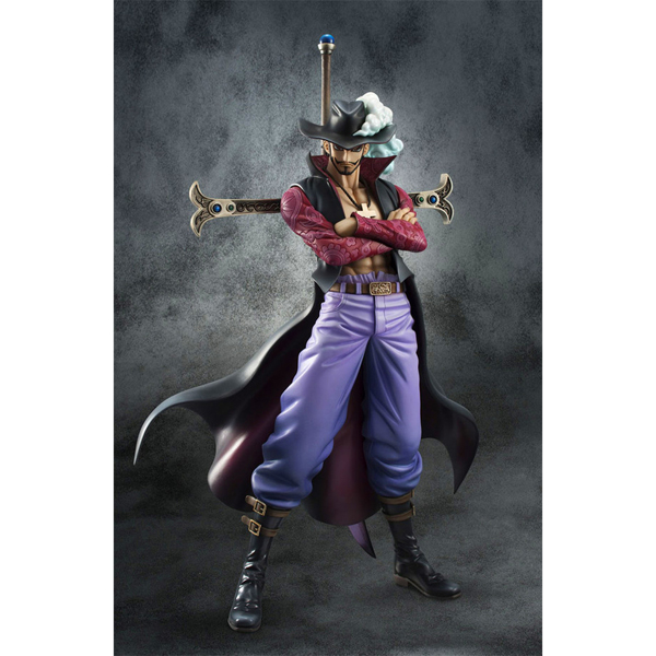 One Piece - Dracule Mihawk - Excellent Model - Portrait Of Pirates DX - 1/8 - Ver. 2 (MegaHouse)