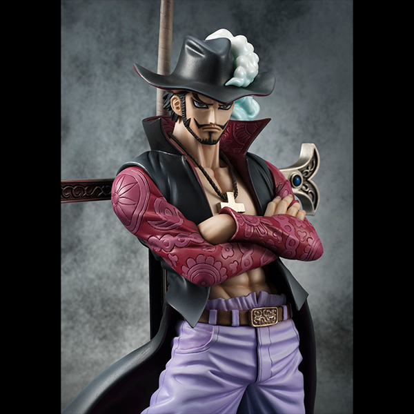 One Piece - Dracule Mihawk - Excellent Model - Portrait Of Pirates DX - 1/8 - Ver. 2 (MegaHouse)