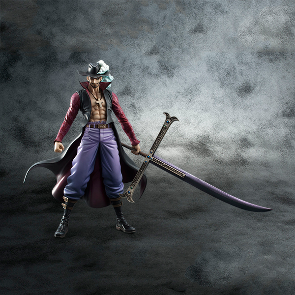 One Piece - Dracule Mihawk - Excellent Model - Portrait Of Pirates DX - 1/8 - Ver. 2 (MegaHouse)
