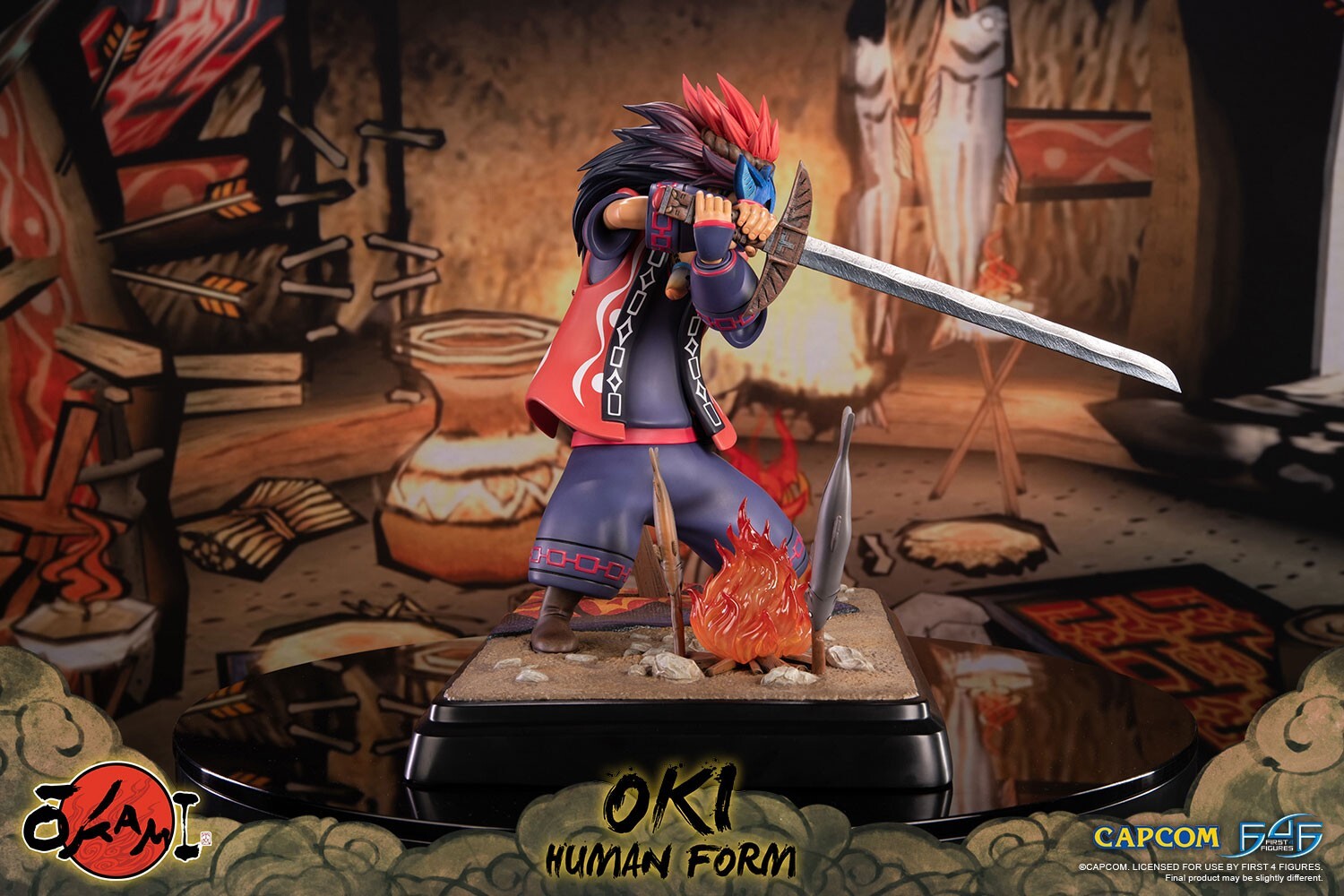 Ookami - Okikurumi - Human Form, Standard Edition (First 4 Figures) photo 3