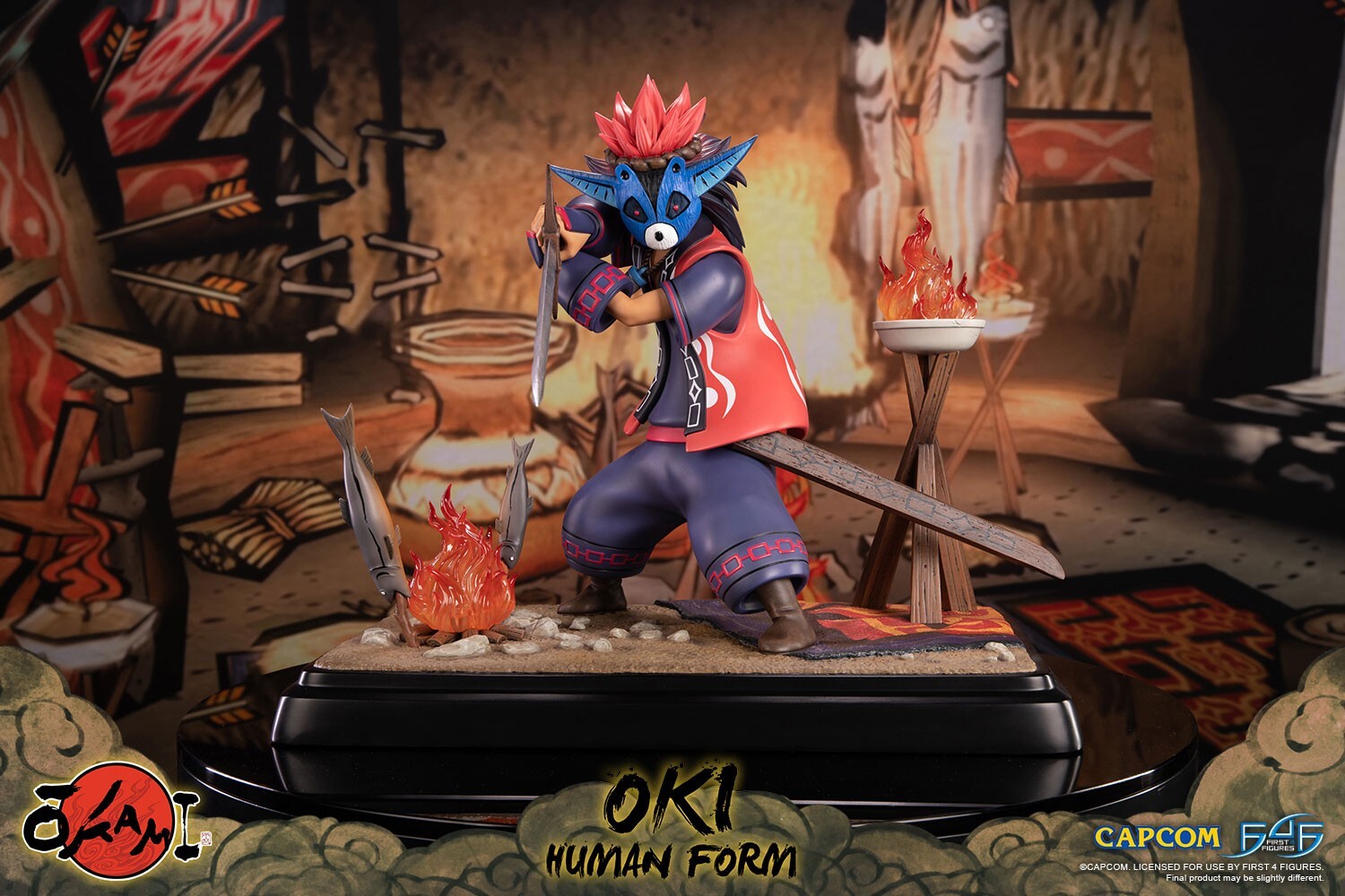 Ookami - Okikurumi - Human Form, Standard Edition (First 4 Figures) photo 4