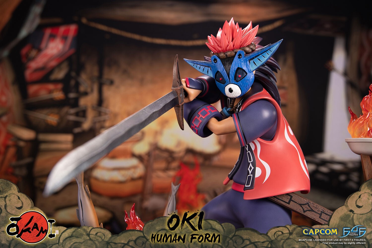Ookami - Okikurumi - Human Form, Standard Edition (First 4 Figures) photo 19