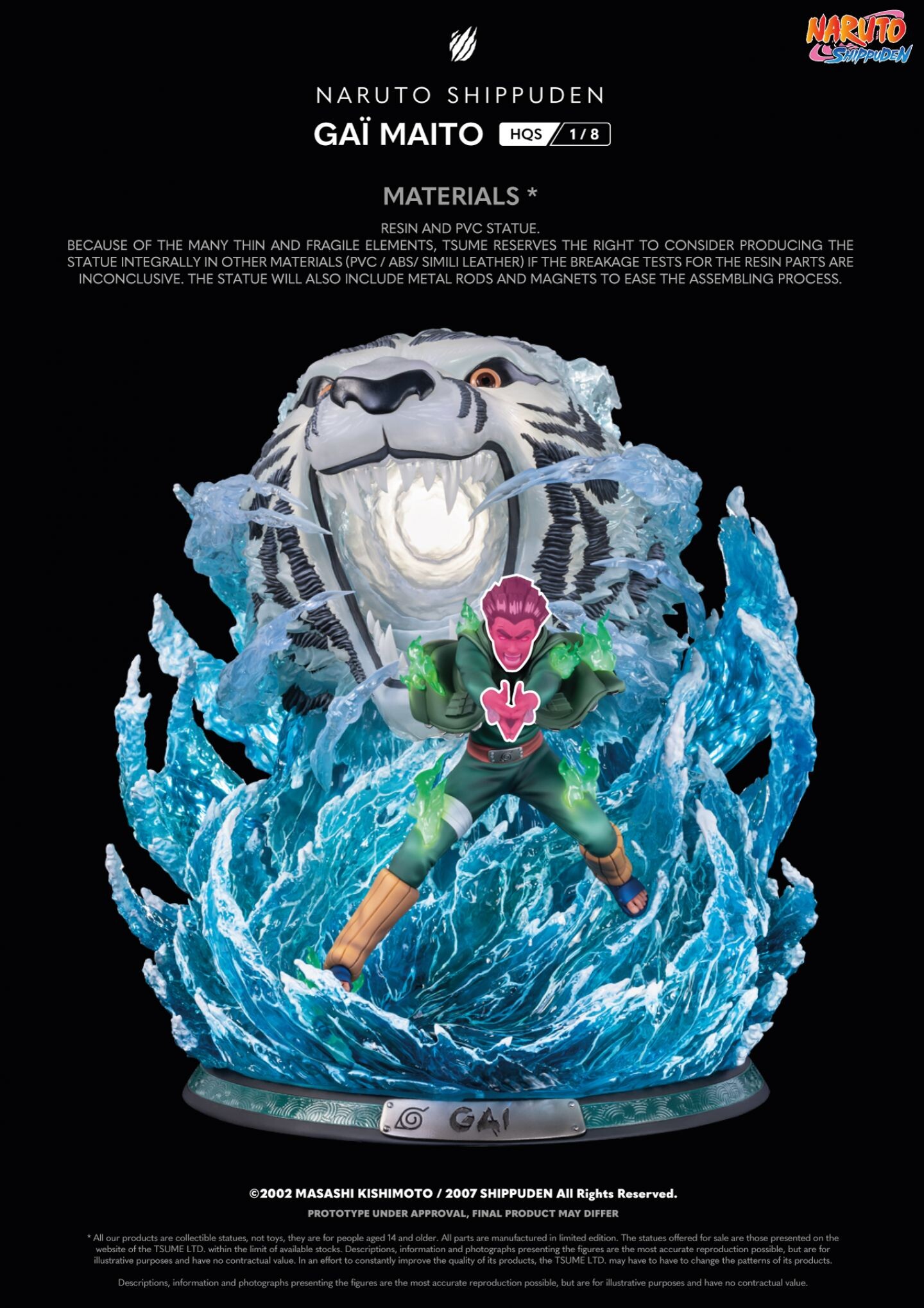Naruto Shippuuden - Maito Gai - HQS - 1/8 (Tsume) photo 7