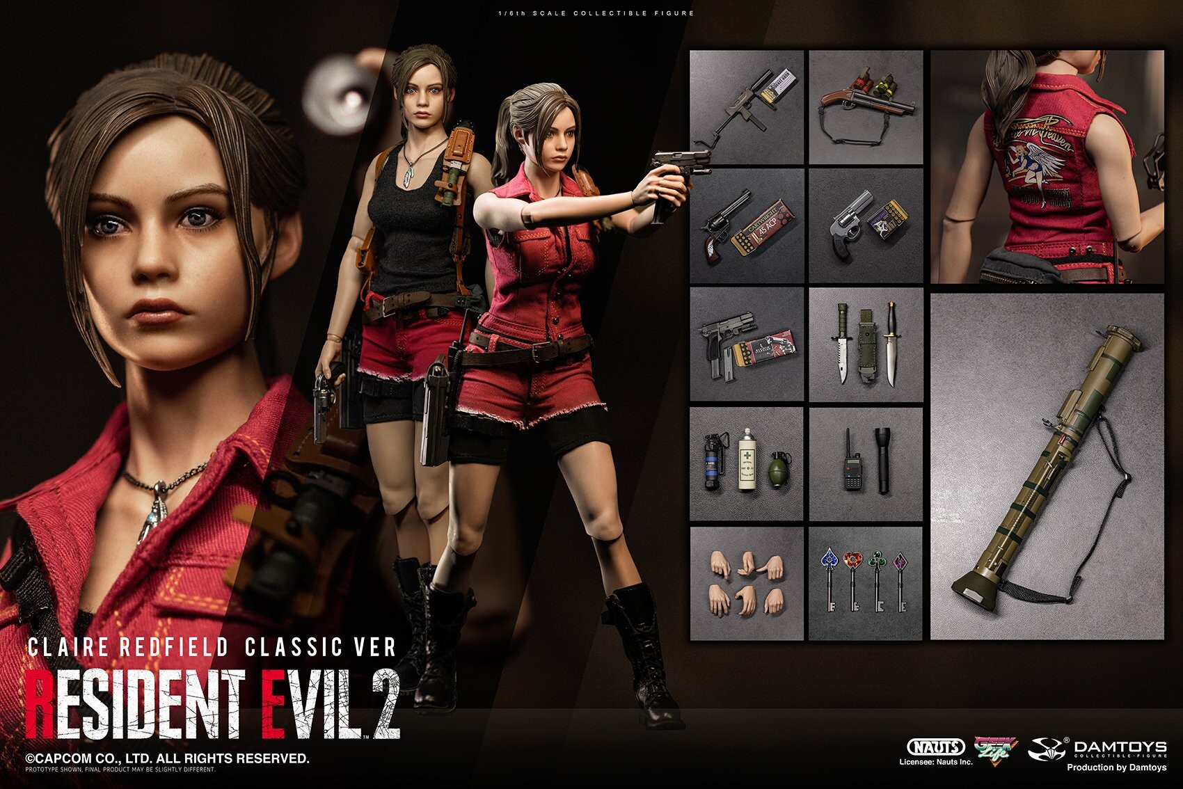 Biohazard Re:2 - Claire Redfield - 1/6 - Classic ver (Damtoys, Nauts Inc.) photo 1