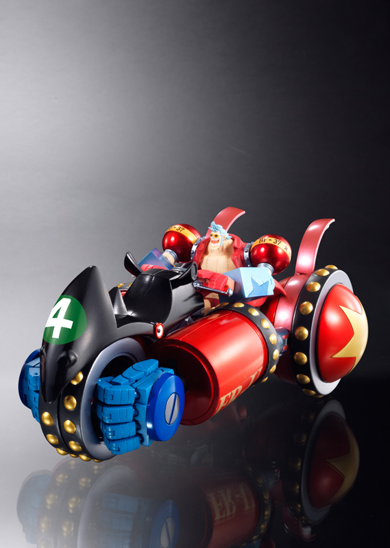 One Piece - Brachio Tank 5-gou - Franky - Franky Shogun - Kurosai FR-U 4-gou - Tony Tony Chopper - Soul of Chogokin (GX-63) (Bandai)