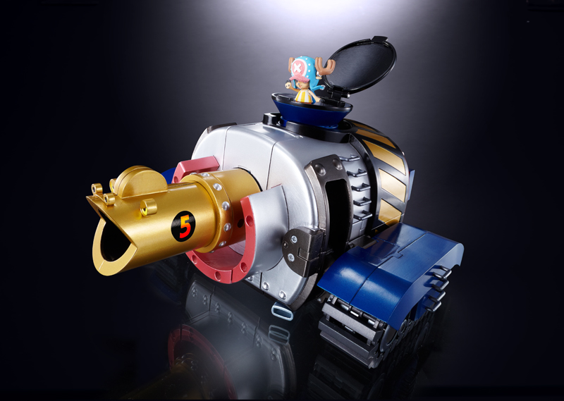 One Piece - Brachio Tank 5-gou - Franky - Franky Shogun - Kurosai FR-U 4-gou - Tony Tony Chopper - Soul of Chogokin (GX-63) (Bandai)