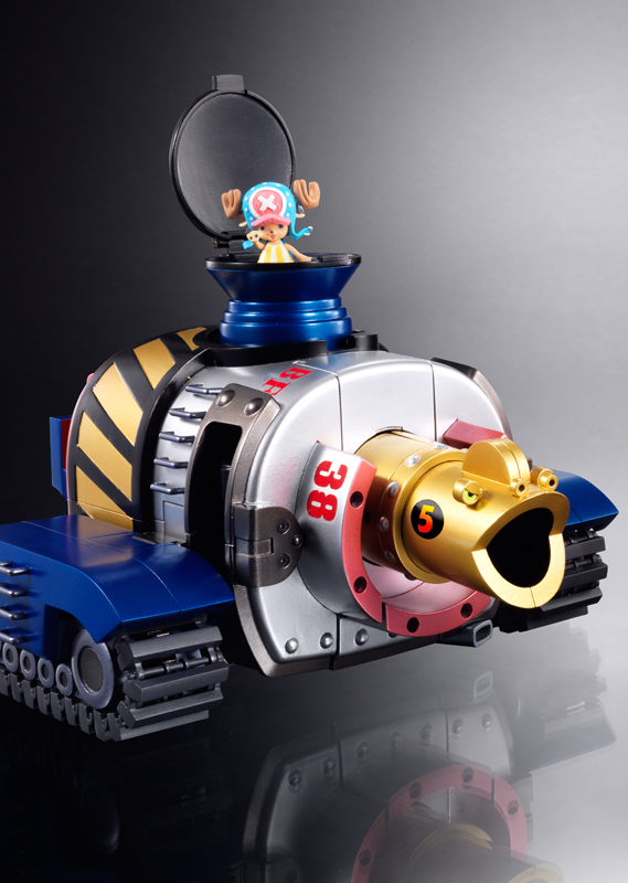 One Piece - Brachio Tank 5-gou - Franky - Franky Shogun - Kurosai FR-U 4-gou - Tony Tony Chopper - Soul of Chogokin (GX-63) (Bandai)