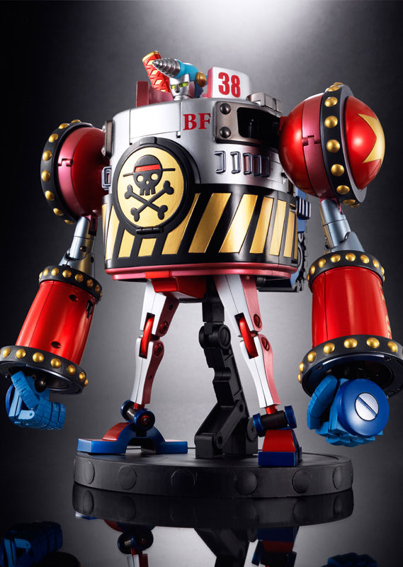 One Piece - Brachio Tank 5-gou - Franky - Franky Shogun - Kurosai FR-U 4-gou - Tony Tony Chopper - Soul of Chogokin (GX-63) (Bandai)