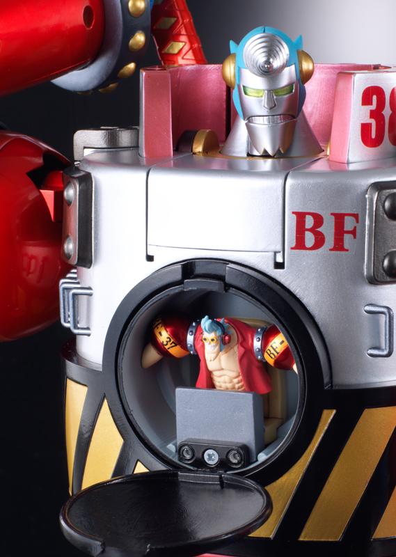 One Piece - Brachio Tank 5-gou - Franky - Franky Shogun - Kurosai FR-U 4-gou - Tony Tony Chopper - Soul of Chogokin (GX-63) (Bandai)