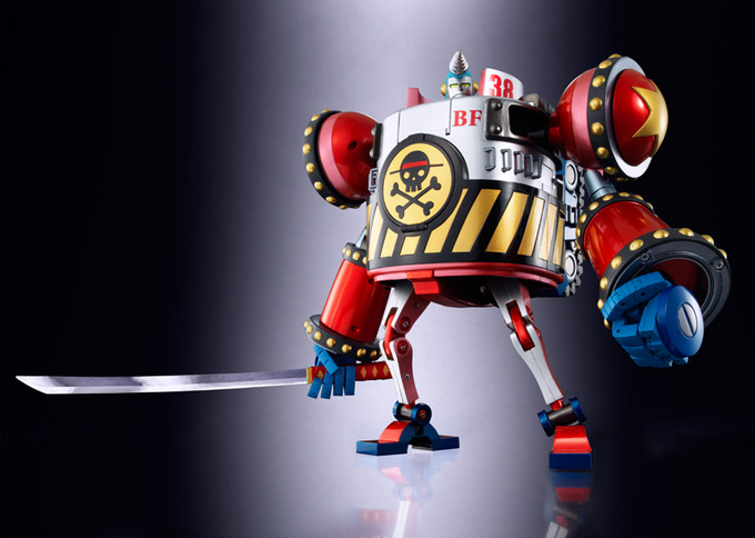 One Piece - Brachio Tank 5-gou - Franky - Franky Shogun - Kurosai FR-U 4-gou - Tony Tony Chopper - Soul of Chogokin (GX-63) (Bandai)