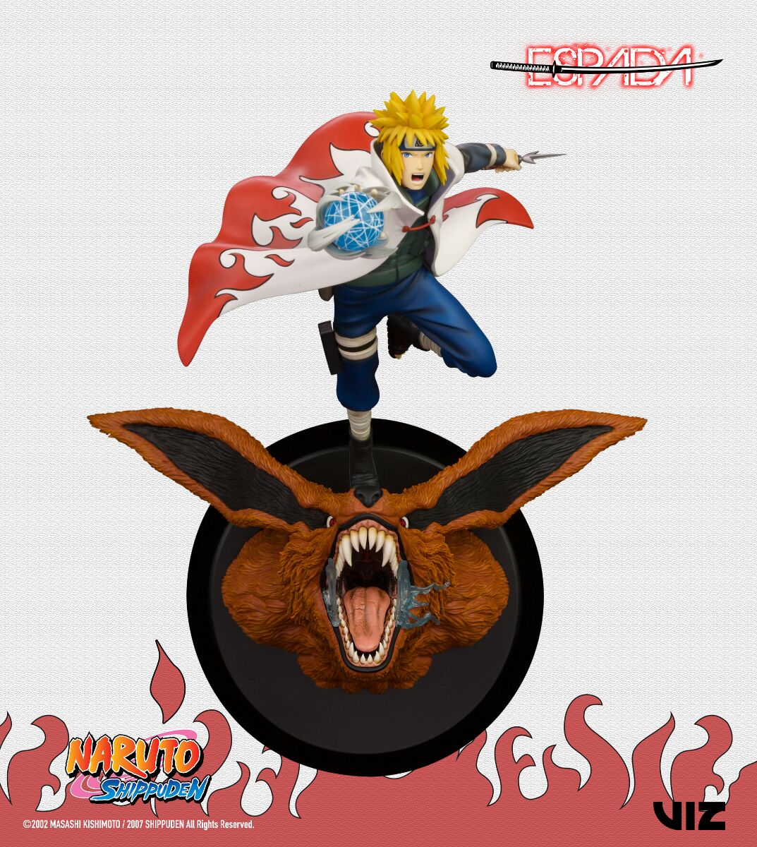 Naruto Shippuuden - Kyuubi - Namikaze Minato - Breach - 1/8 (Espada Art) photo 12