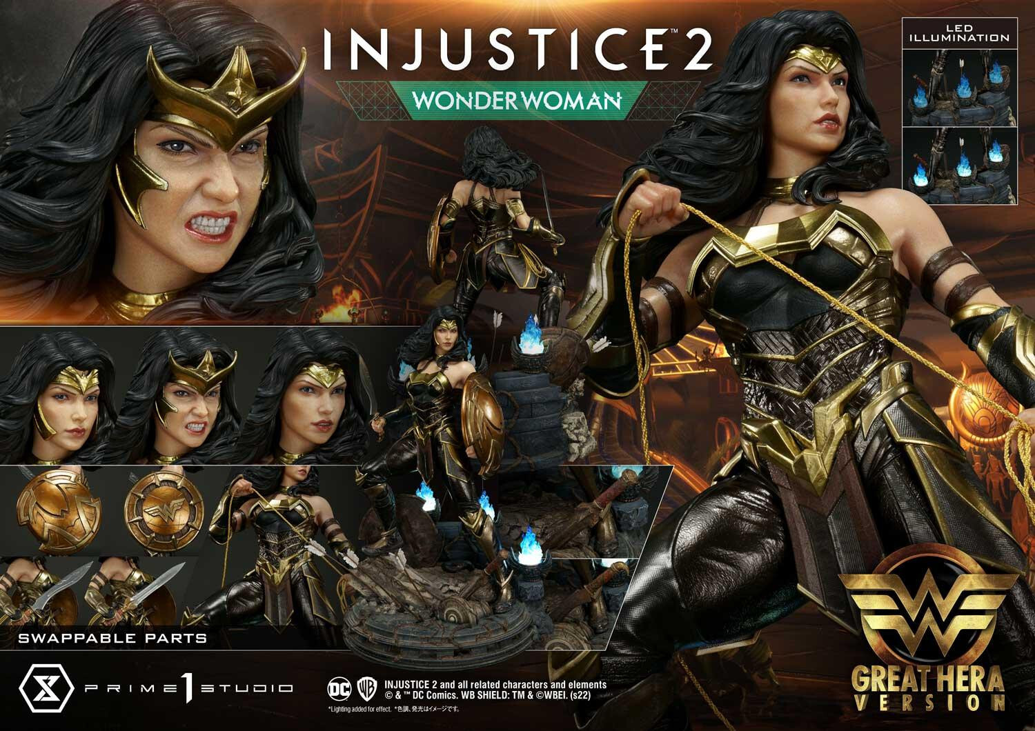 Injustice 2 - Wonder Woman - Premium Masterline  (PMDCIJ-06GL) - 1/4 - Great Hera Version (Prime 1 Studio) photo 24