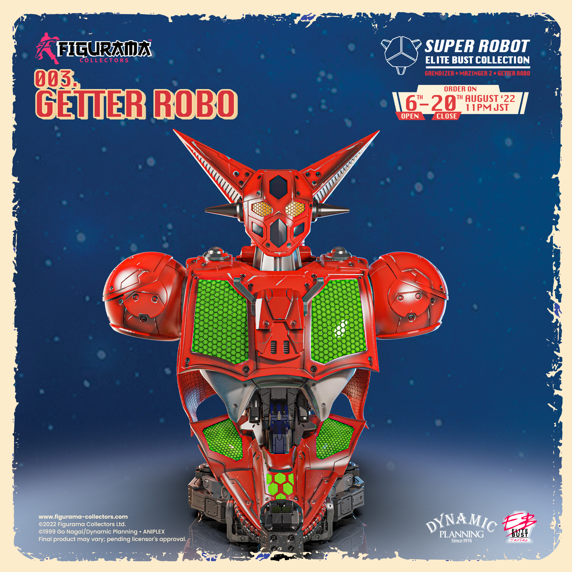 Getter Robo - Getter 1 - Bust - Super Robot Elite Bust Collection  (3) (Figurama Collectors) photo 4