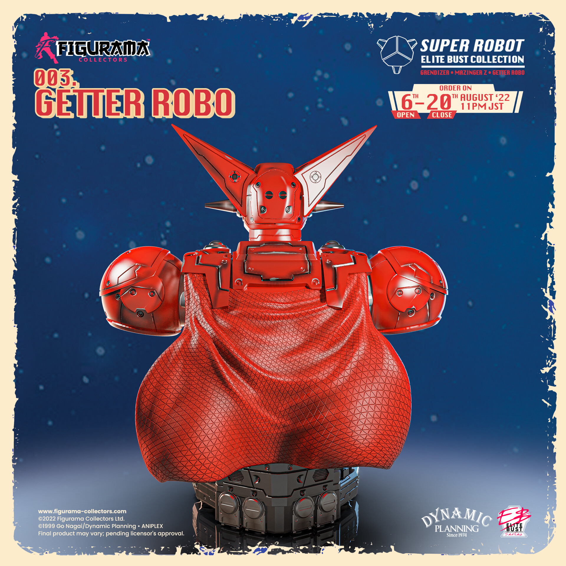 Getter Robo - Getter 1 - Bust - Super Robot Elite Bust Collection  (3) (Figurama Collectors) photo 5
