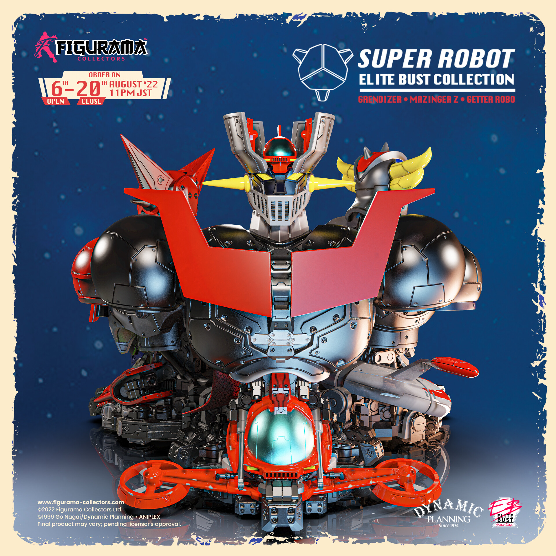 Getter Robo - Getter 1 - Bust - Super Robot Elite Bust Collection  (3) (Figurama Collectors) photo 7