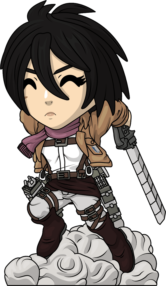 Shingeki no Kyojin - Mikasa Ackerman - Attack on Titan x Youtooz (#6) - Youtooz - Attacking (Youtooz) photo 2