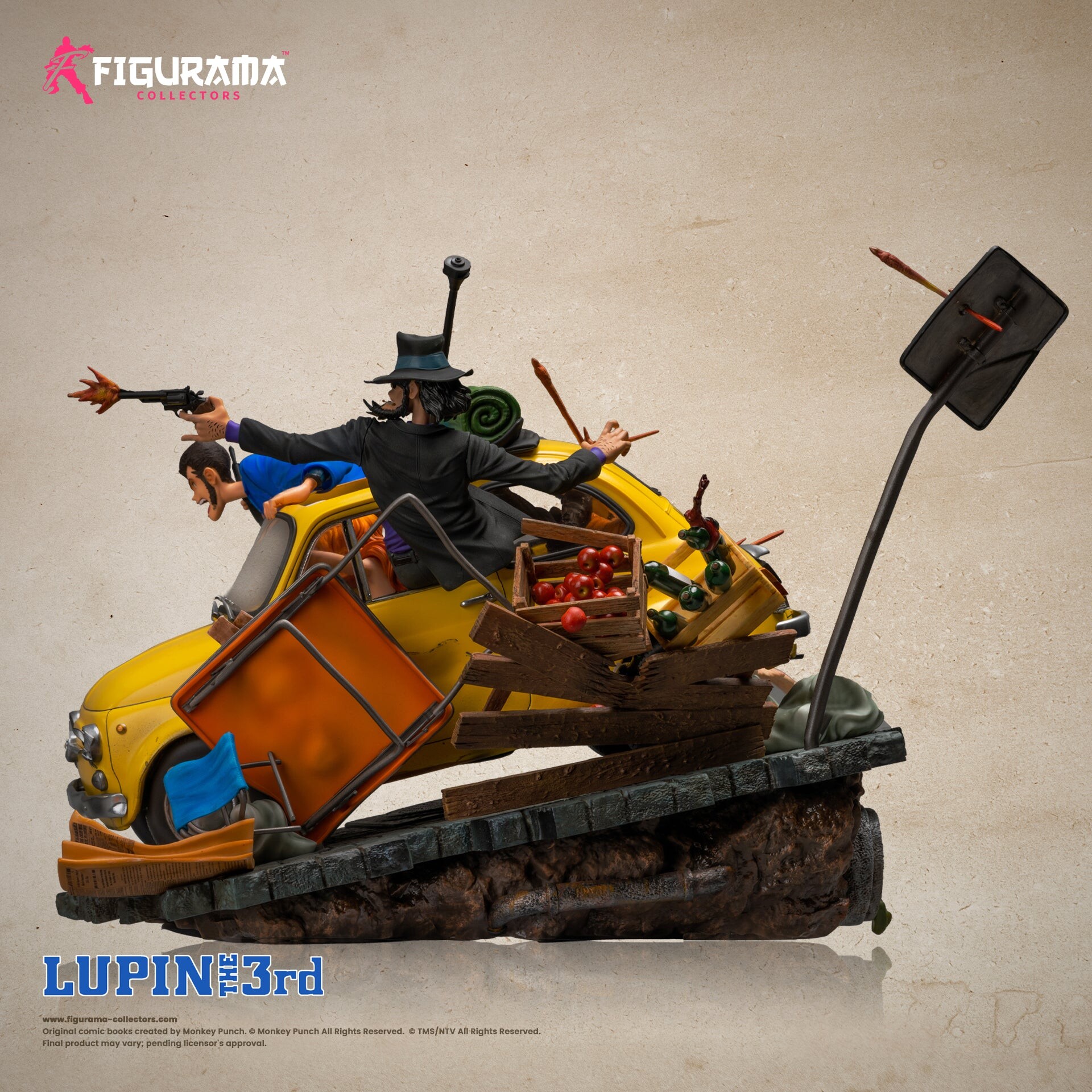 Lupin III - Jigen Daisuke - Lupin the 3rd - Mine Fujiko - Diorama - Elite Diorama - 1/8 (Figurama Collectors) photo 7