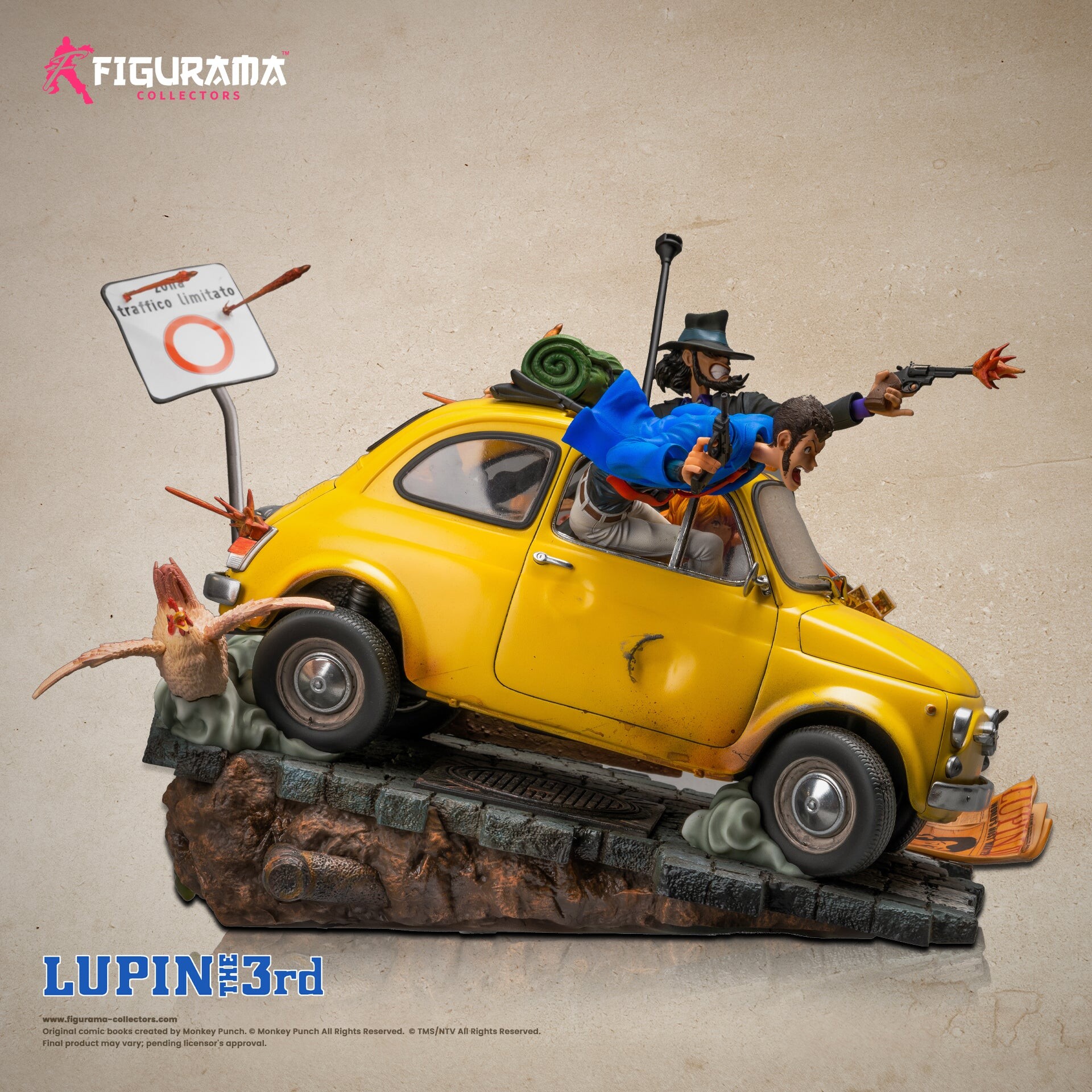 Lupin III - Jigen Daisuke - Lupin the 3rd - Mine Fujiko - Diorama - Elite Diorama - 1/8 (Figurama Collectors) photo 9