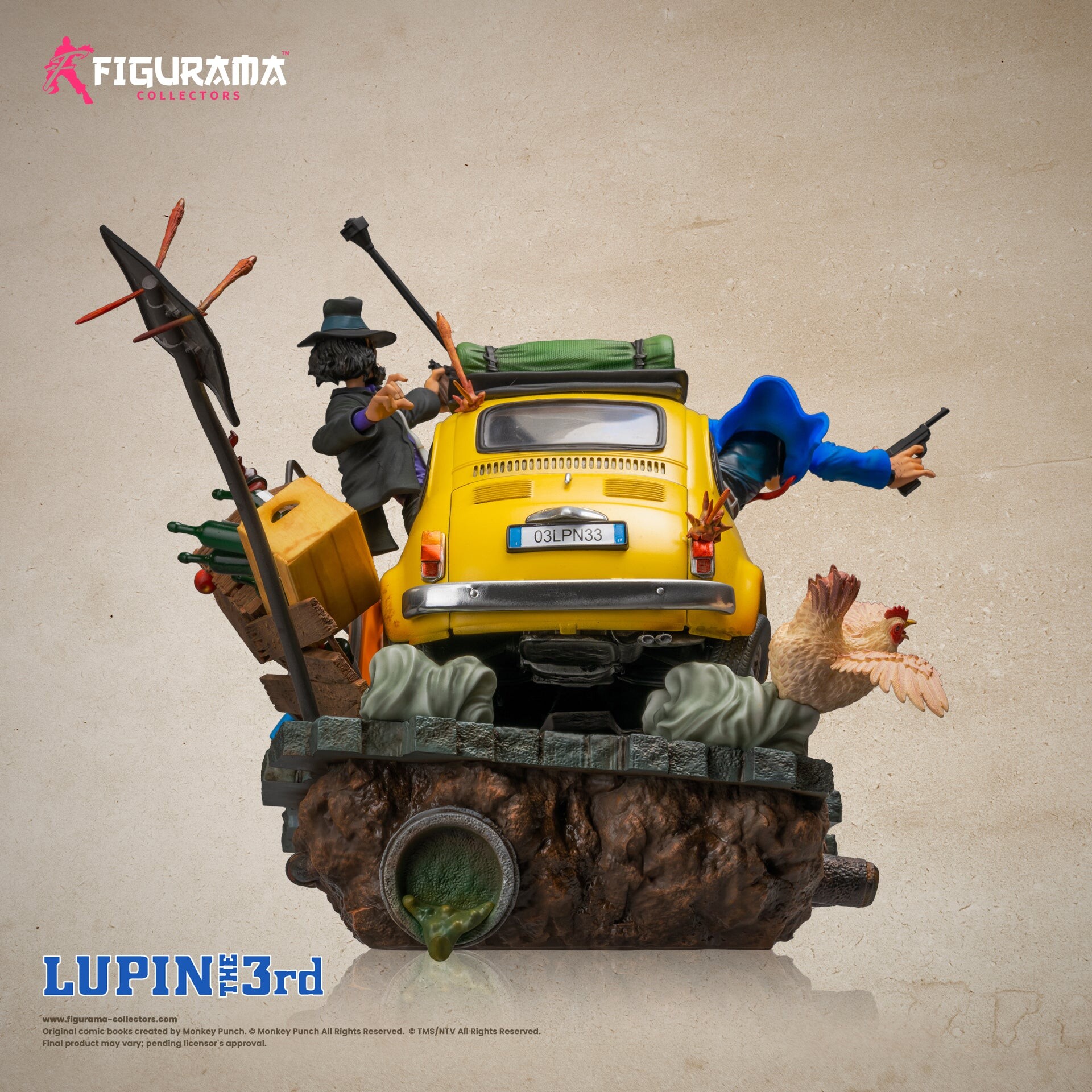 Lupin III - Jigen Daisuke - Lupin the 3rd - Mine Fujiko - Diorama - Elite Diorama - 1/8 (Figurama Collectors) photo 10