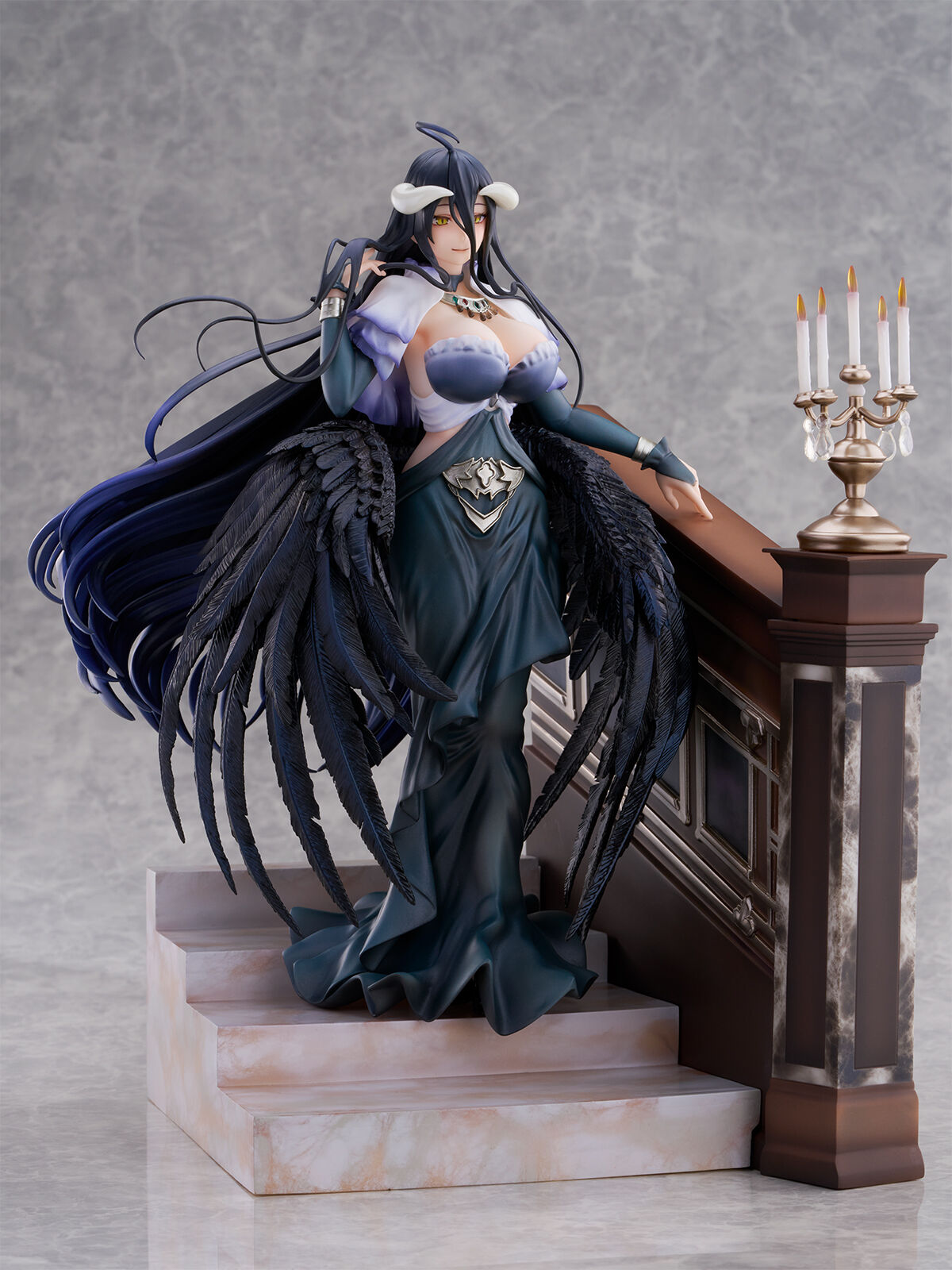 Overlord IV - Albedo - Shibuya Scramble Figure - 1/7 - Shikkoku no Dress Ver. (CyberZ, eStream) photo 2