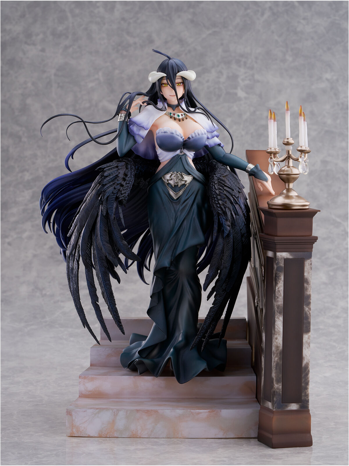 Overlord IV - Albedo - Shibuya Scramble Figure - 1/7 - Shikkoku no Dress Ver. (CyberZ, eStream) photo 3