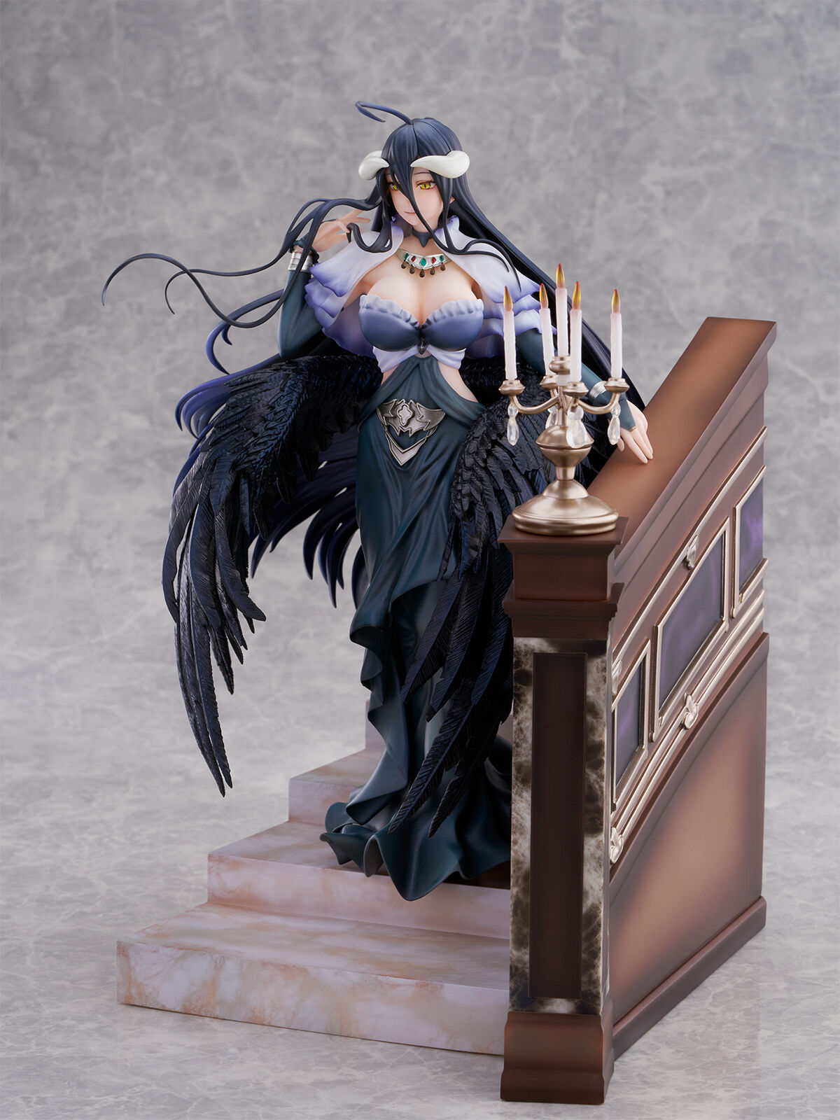 Overlord IV - Albedo - Shibuya Scramble Figure - 1/7 - Shikkoku no Dress Ver. (CyberZ, eStream) photo 8
