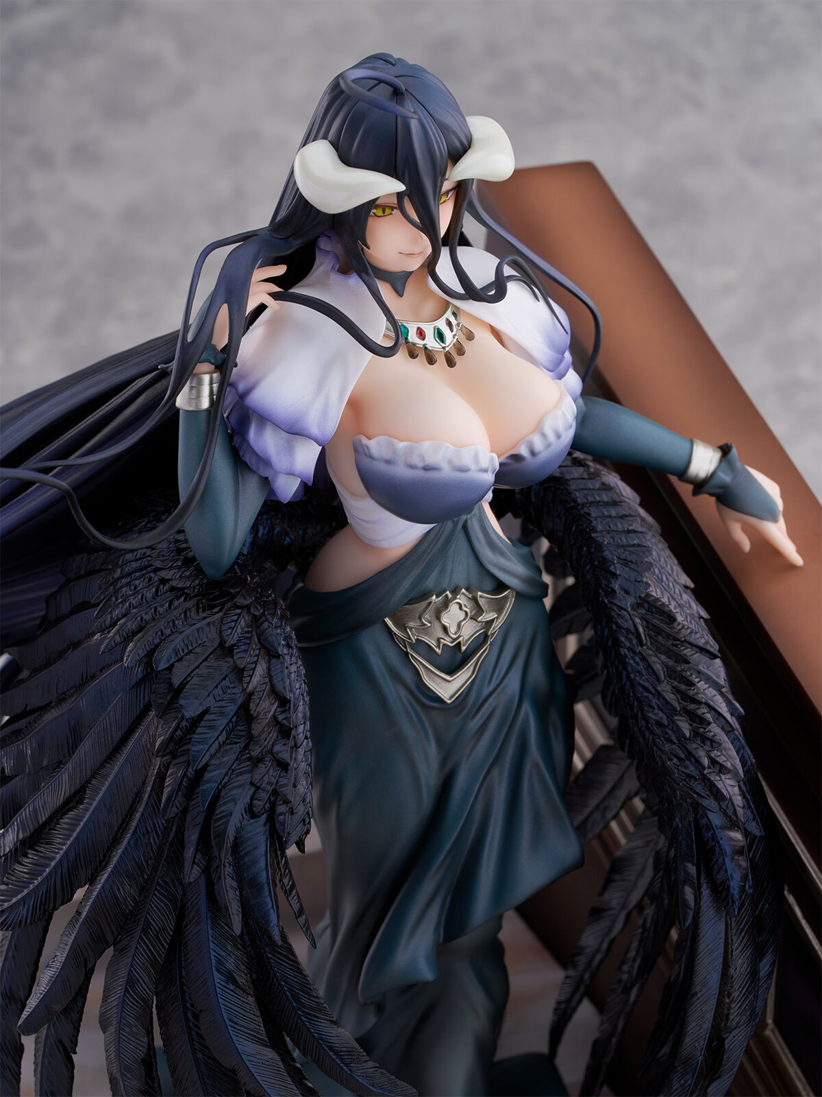 Overlord IV - Albedo - Shibuya Scramble Figure - 1/7 - Shikkoku no Dress Ver. (CyberZ, eStream) photo 9