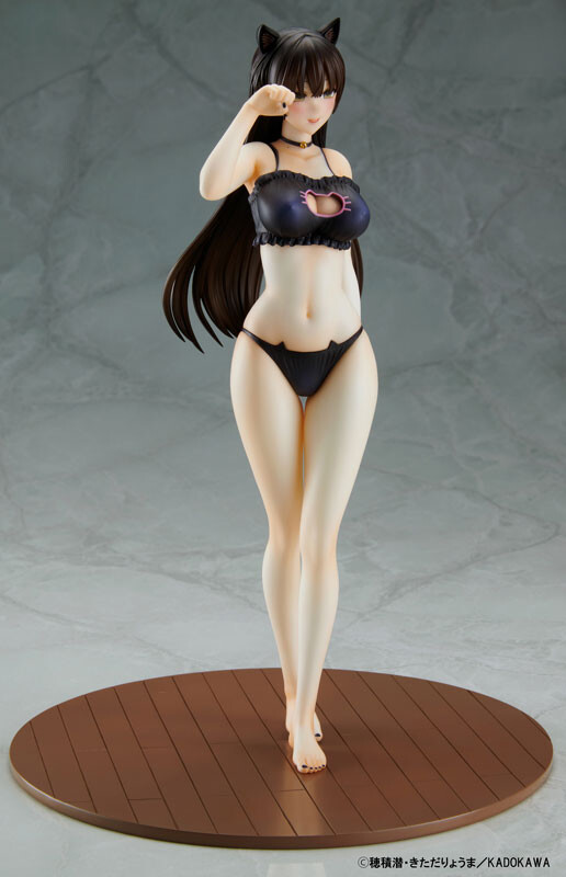 Mishiranu Joshikousei ni Kankin Sareta Mangaka no Hanashi - Konata - Competition Swimsuit & Cat Lingerie - 1/6 (Kaitendoh) photo 11