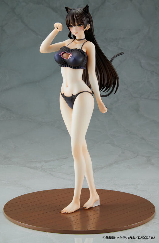 Mishiranu Joshikousei ni Kankin Sareta Mangaka no Hanashi - Konata - Competition Swimsuit & Cat Lingerie - 1/6 (Kaitendoh) photo 12