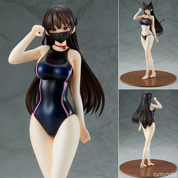 Mishiranu Joshikousei ni Kankin Sareta Mangaka no Hanashi - Konata - Competition Swimsuit & Cat Lingerie - 1/6 (Kaitendoh) photo 15