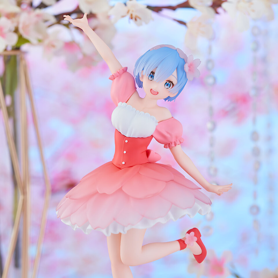 Re:Zero kara Hajimeru Isekai Seikatsu - Rem - Trio-Try-iT Figure - Cherry Blossom (FuRyu) photo 2