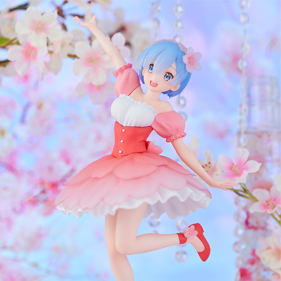 Re:Zero kara Hajimeru Isekai Seikatsu - Rem - Trio-Try-iT Figure - Cherry Blossom (FuRyu) photo 4