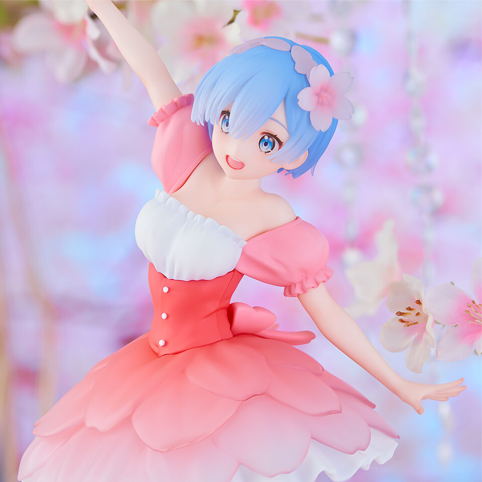 Re:Zero kara Hajimeru Isekai Seikatsu - Rem - Trio-Try-iT Figure - Cherry Blossom (FuRyu) photo 5