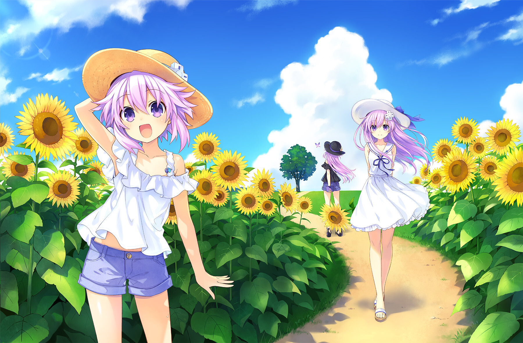 Choujigen Game Neptune: The Animation ~Nepu no Natsu Yasumi~ - Neptune - 1/7 - Summer Vacation Ver. (Alice Glint, Broccoli) photo 8