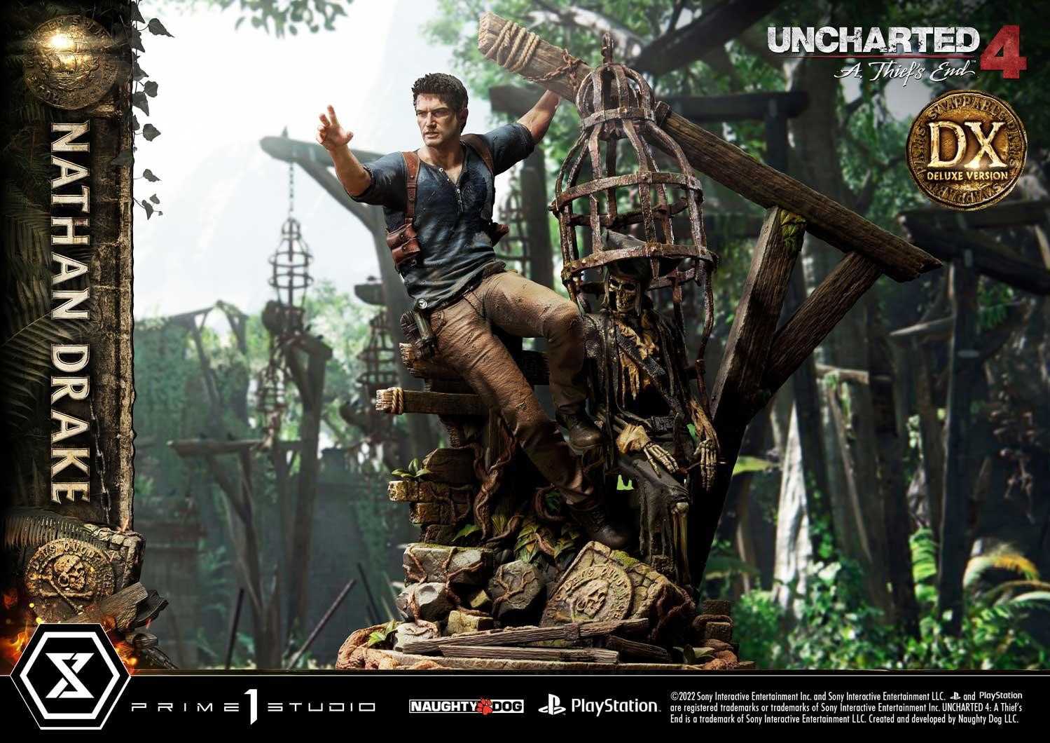 Uncharted 4: A Thief's End - Nathan Drake - Ultimate Premium Masterline  (UPMU4-01DX) - 1/4 - DX Version (Prime 1 Studio) photo 5