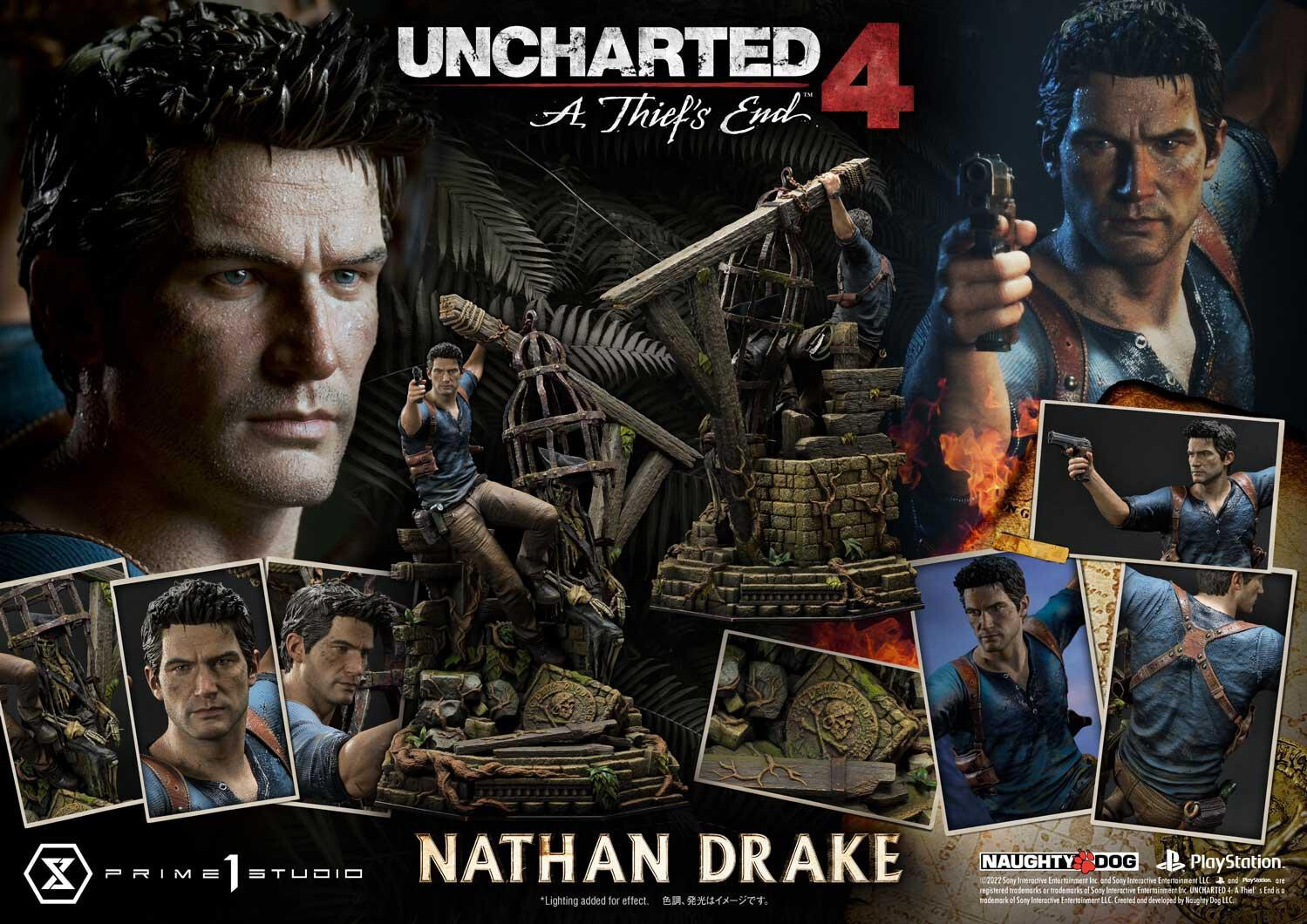 Uncharted 4: A Thief's End - Nathan Drake - Ultimate Premium Masterline  (UPMU4-01DX) - 1/4 - DX Version (Prime 1 Studio) photo 66
