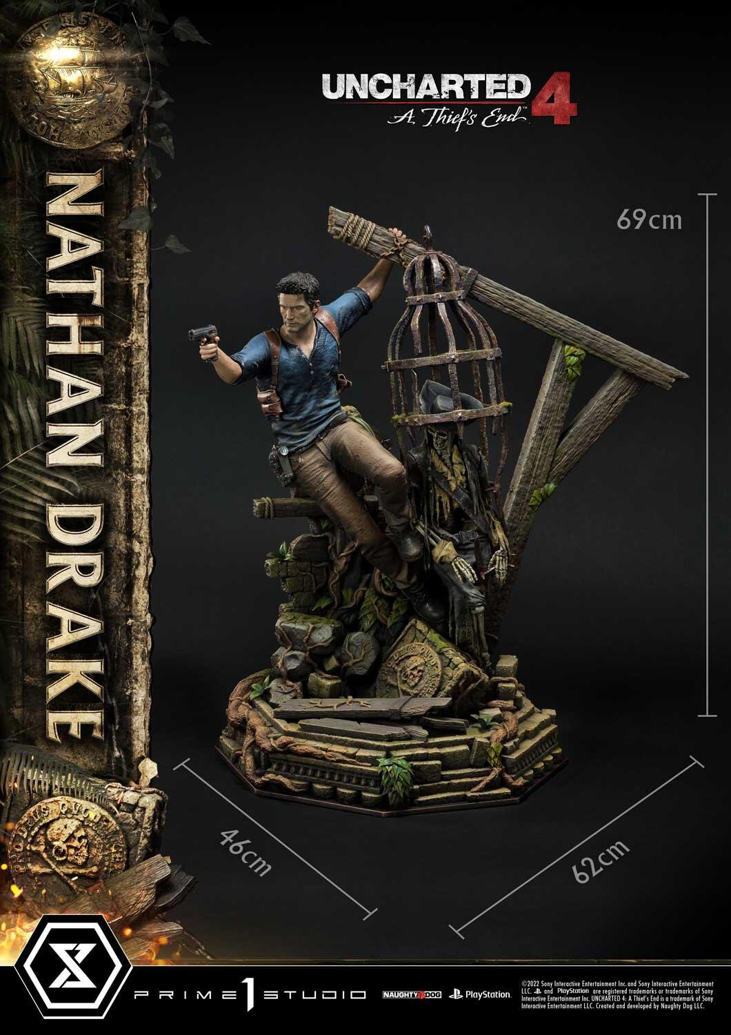 Uncharted 4: A Thief's End - Nathan Drake - Ultimate Premium Masterline  (UPMU4-01DXS) - 1/4 - DX Bonus Version (Prime 1 Studio) photo 14