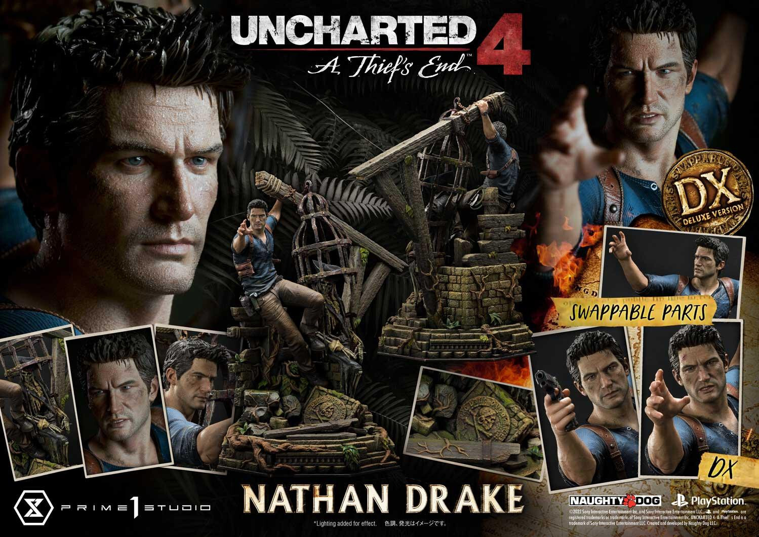 Uncharted 4: A Thief's End - Nathan Drake - Ultimate Premium Masterline  (UPMU4-01DXS) - 1/4 - DX Bonus Version (Prime 1 Studio) photo 65