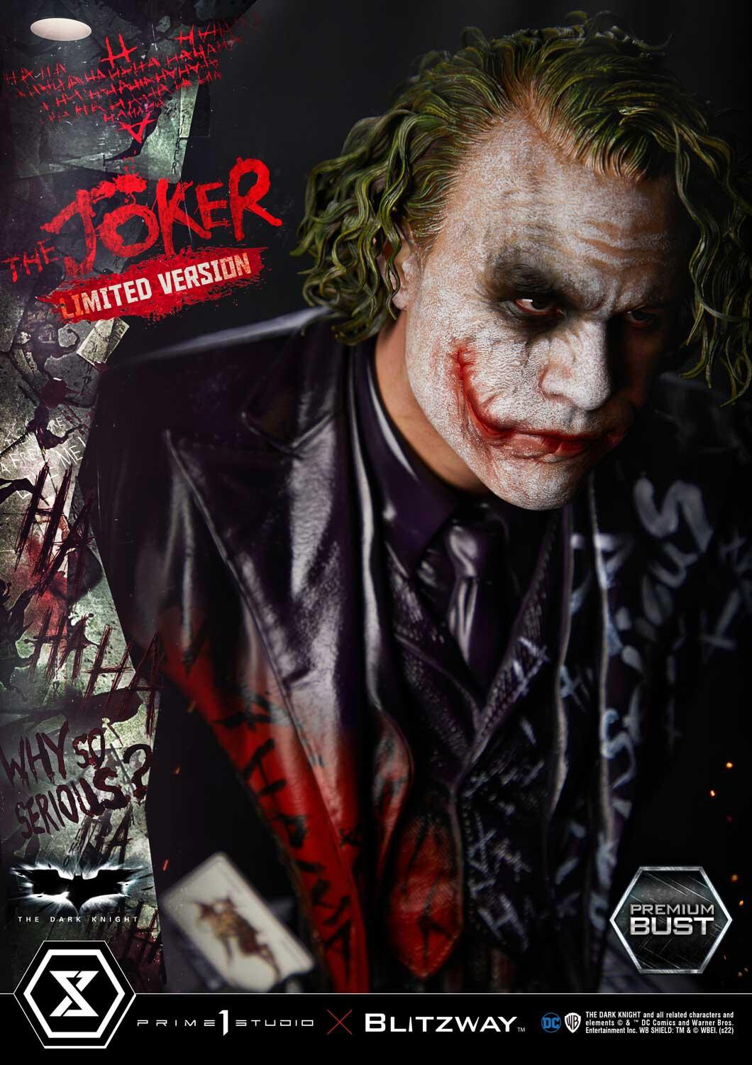 The Dark Knight - Joker - Bust - Premium Bust  (PBDC-08LM) - 1/3 - Limited Version (Blitzway, Prime 1 Studio) photo 4