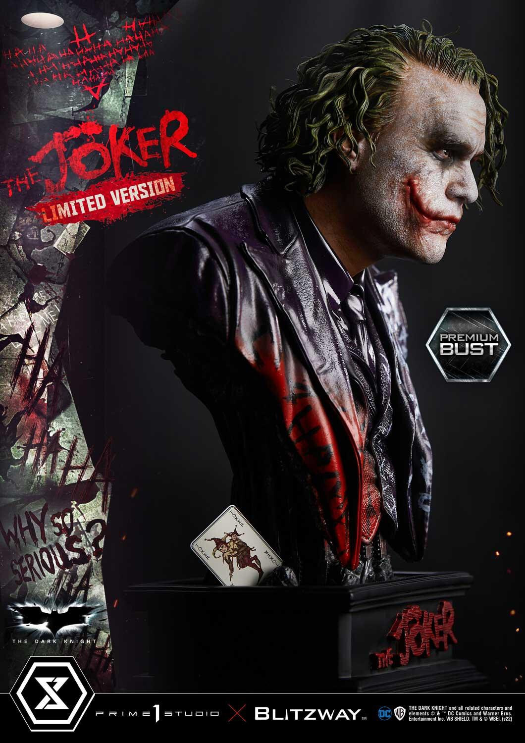 The Dark Knight - Joker - Bust - Premium Bust  (PBDC-08LM) - 1/3 - Limited Version (Blitzway, Prime 1 Studio) photo 5